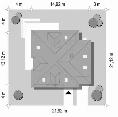 Agnieszka 2 — plan sytuacyjny 1