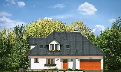 Agnieszka 3 B — elewacje 1 (odbicie lustrzane)