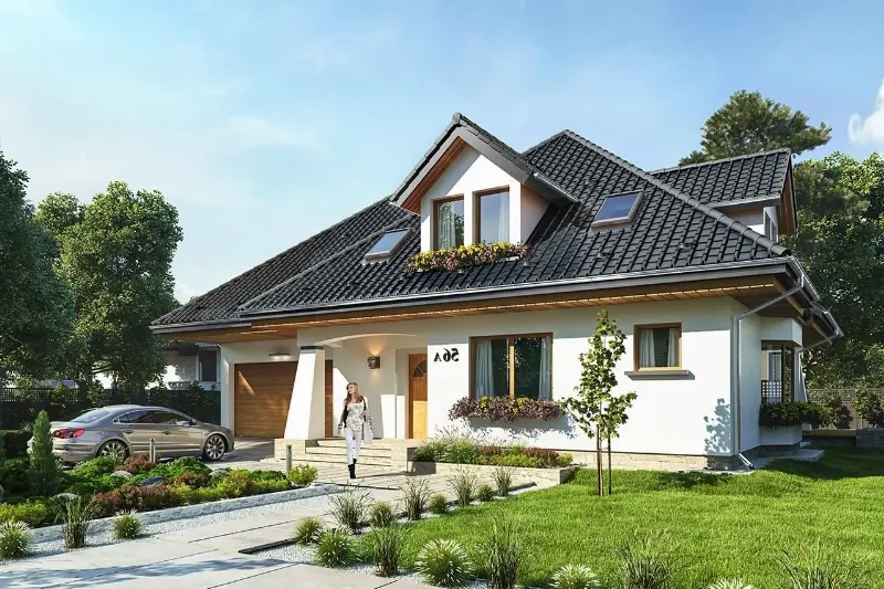 Projekt domu Agnieszka 3 B — wizualizacja