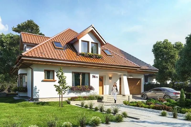 Projekt domu Agnieszka 3 — wizualizacja