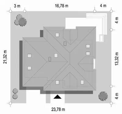 Agnieszka — plan sytuacyjny 1 (odbicie lustrzane)