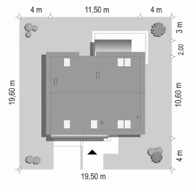 Albatros — plan sytuacyjny 1 (odbicie lustrzane)
