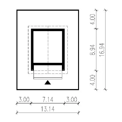 Ameliówka (letniskowy) — plan sytuacyjny 1 (odbicie lustrzane)