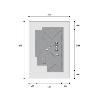 Arkansas — plan sytuacyjny 1 (odbicie lustrzane)