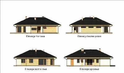 Bajeczny widok - wariant I — elewacje 1