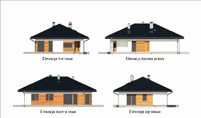 Bajeczny widok - wariant II — elewacje 1