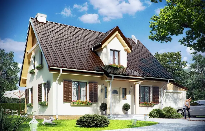 Projekt domu Bajkowy 3 — wizualizacja