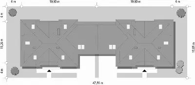 Benedykt Bliźniak — plan sytuacyjny 1