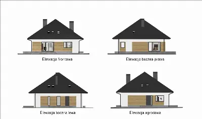 Bez tajemnic (etap II) — elewacje 1 (odbicie lustrzane)