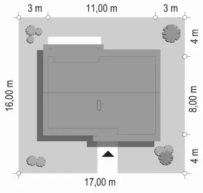 Biedronka — plan sytuacyjny 1 (odbicie lustrzane)