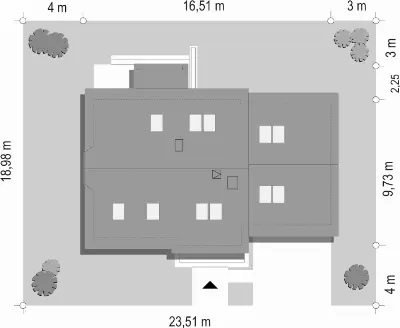 Bryza 2 — plan sytuacyjny 1 (odbicie lustrzane)