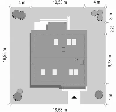 Bryza 3 — plan sytuacyjny 1 (odbicie lustrzane)
