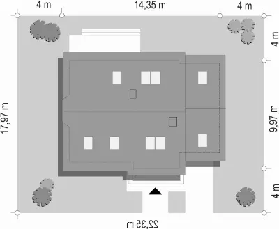 Bryza 5 (NF40) — plan sytuacyjny 1 (odbicie lustrzane)