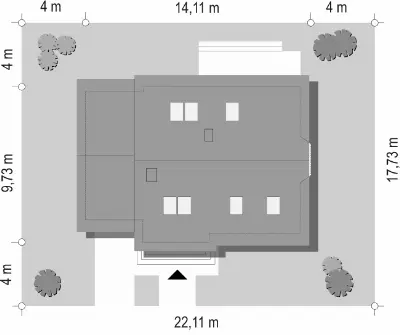 Bryza — plan sytuacyjny 1