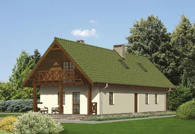 Budynek agroturystyczny (całoroczny) U04b — wizualizacje 1