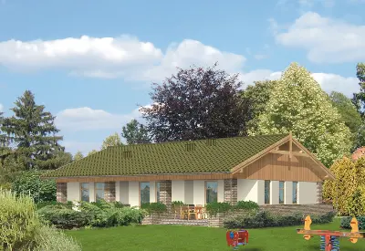 Budynek agroturystyczny (letniskowy) U06 — wizualizacje 2