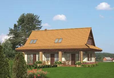 Budynek agroturystyczny (letniskowy) U07 — wizualizacje 1