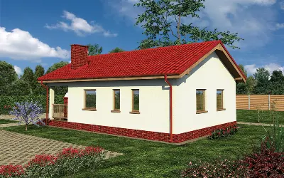 Budynek agroturystyczny (letniskowy) UC53 — wizualizacje 2