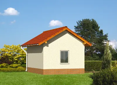 Budynek gospodarczy GC05 — wizualizacje 2 (odbicie lustrzane)