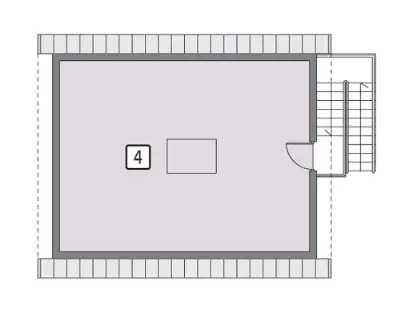 Budynek inwentarsko-gospodarczy IGC04 — rzuty kondygnacji 2