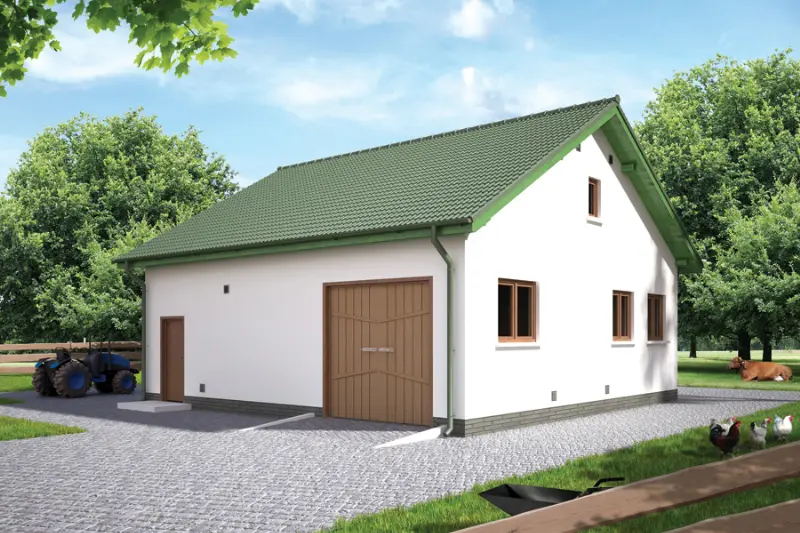 Projekt domu Budynek inwentarsko-gospodarczy IGC06 — wizualizacja