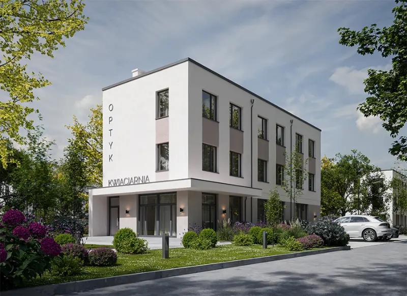 Projekt domu Budynek usługowy U33 — wizualizacja