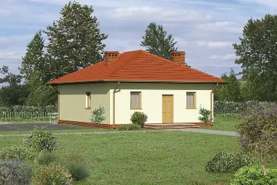 Budynek usługowy UC01 — wizualizacje 3 (odbicie lustrzane)