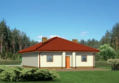 Budynek usługowy UC05c — wizualizacje 2 (odbicie lustrzane)