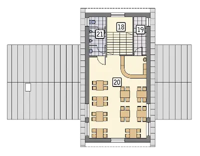 Budynek usługowy UC29 — rzuty kondygnacji 2
