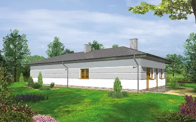 Budynek usługowy UC67a — wizualizacje 3 (odbicie lustrzane)