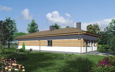 Budynek usługowy UC67c — wizualizacje 2 (odbicie lustrzane)