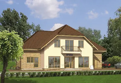 Budynek usługowy z częścią mieszkalną UC09 — wizualizacje 1