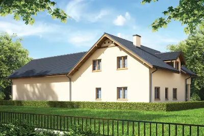 Budynek usługowy z częścią mieszkalną UC28a — wizualizacje 1