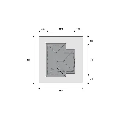 California 2 — plan sytuacyjny 1 (odbicie lustrzane)