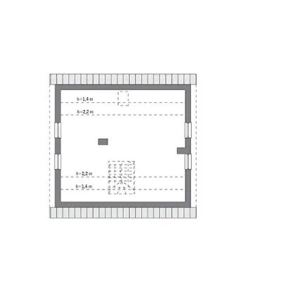 Cenny - wariant I (etap I) — rzuty kondygnacji 2