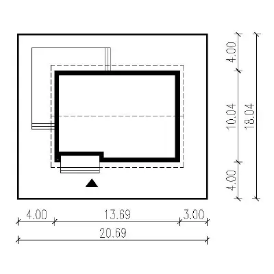Ciche wspomnienie — plan sytuacyjny 1