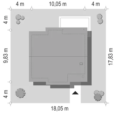 Cypisek — plan sytuacyjny 1