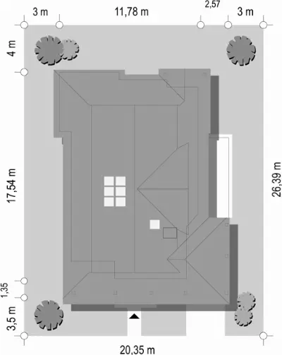 Czapla — plan sytuacyjny 1