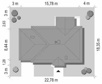 Czaruś — plan sytuacyjny 1