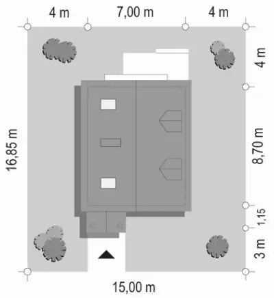 D03 — plan sytuacyjny 1 (odbicie lustrzane)