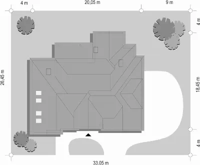 Dallas — plan sytuacyjny 1 (odbicie lustrzane)