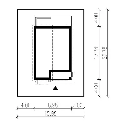 Doborowy - wariant III — plan sytuacyjny 1 (odbicie lustrzane)