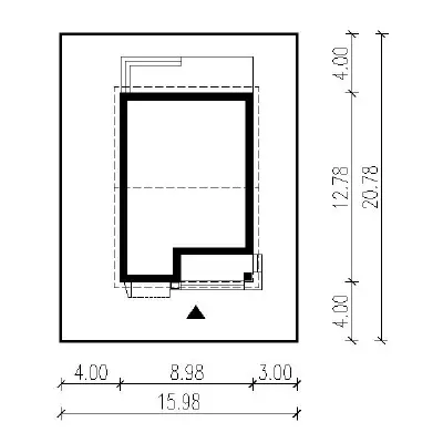 Doborowy - wariant VI — plan sytuacyjny 1 (odbicie lustrzane)
