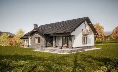 Dom na górce — wizualizacje 1