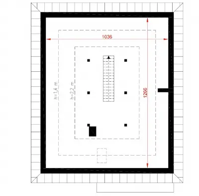 Dom na lata AG1 — rzuty kondygnacji 2