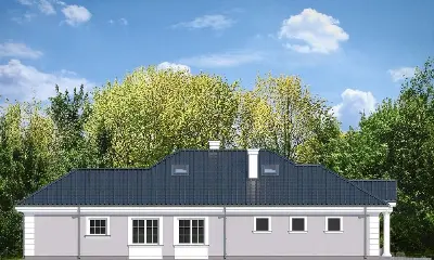 Dom na Parkowej 7 A — elewacje 4