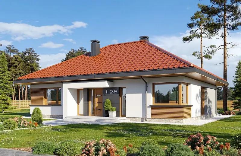 Projekt domu Dom na Praktycznej 3 — wizualizacja