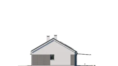 Dom na Szerokiej — elewacje 3 (odbicie lustrzane)