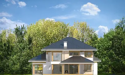Dom z Widokiem 3 F — elewacje 2