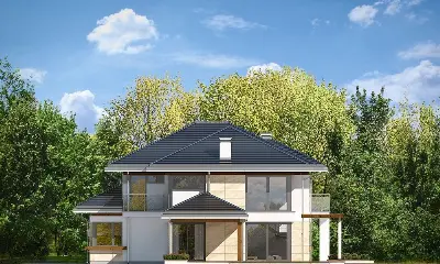 Dom z Widokiem 6 — elewacje 3 (odbicie lustrzane)